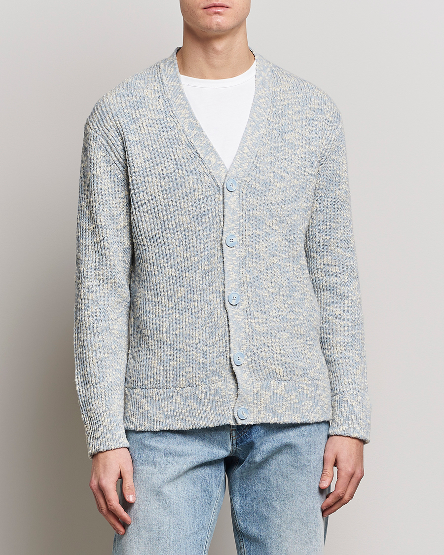 Mies | Puserot | NN07 | Jesse Knitted Sweater Ashley Blue