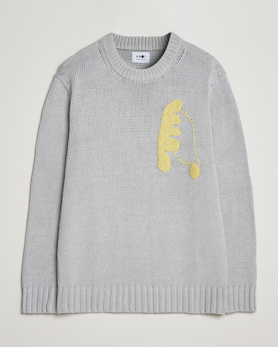 Mies | Puserot | NN07 | Jasper Knitted Sweater Harbour Mist