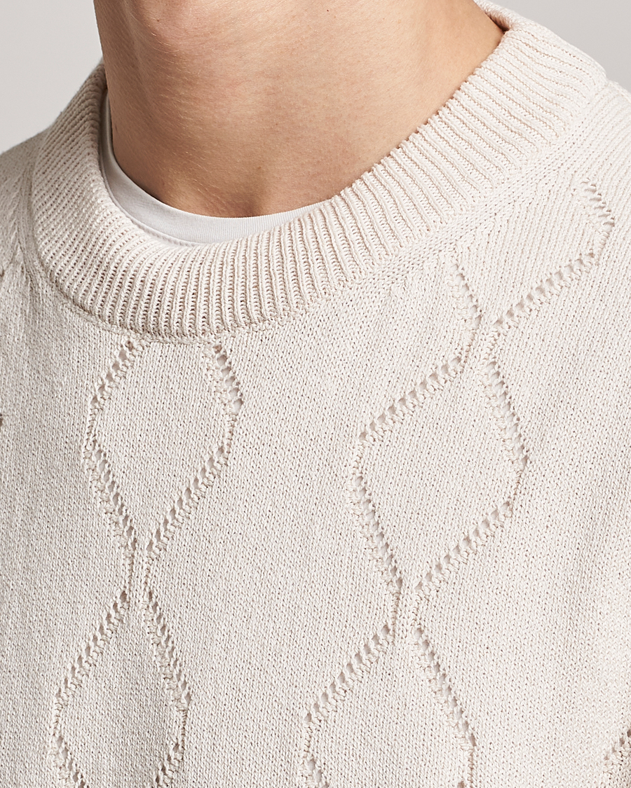 Mies | Puserot | NN07 | Crew Neck Vest Ecru