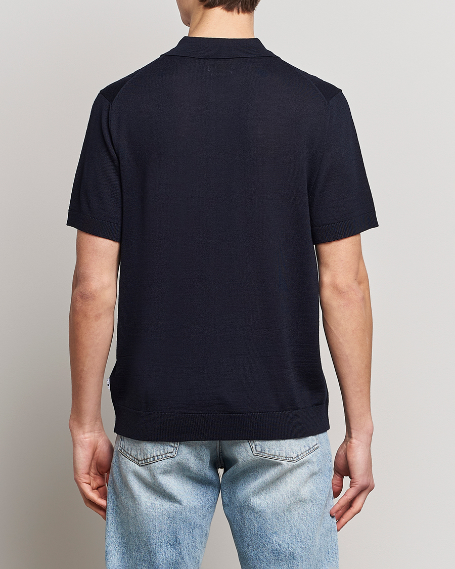 Mies | Pikeet | NN07 | Thor Knitted Polo Navy Blue
