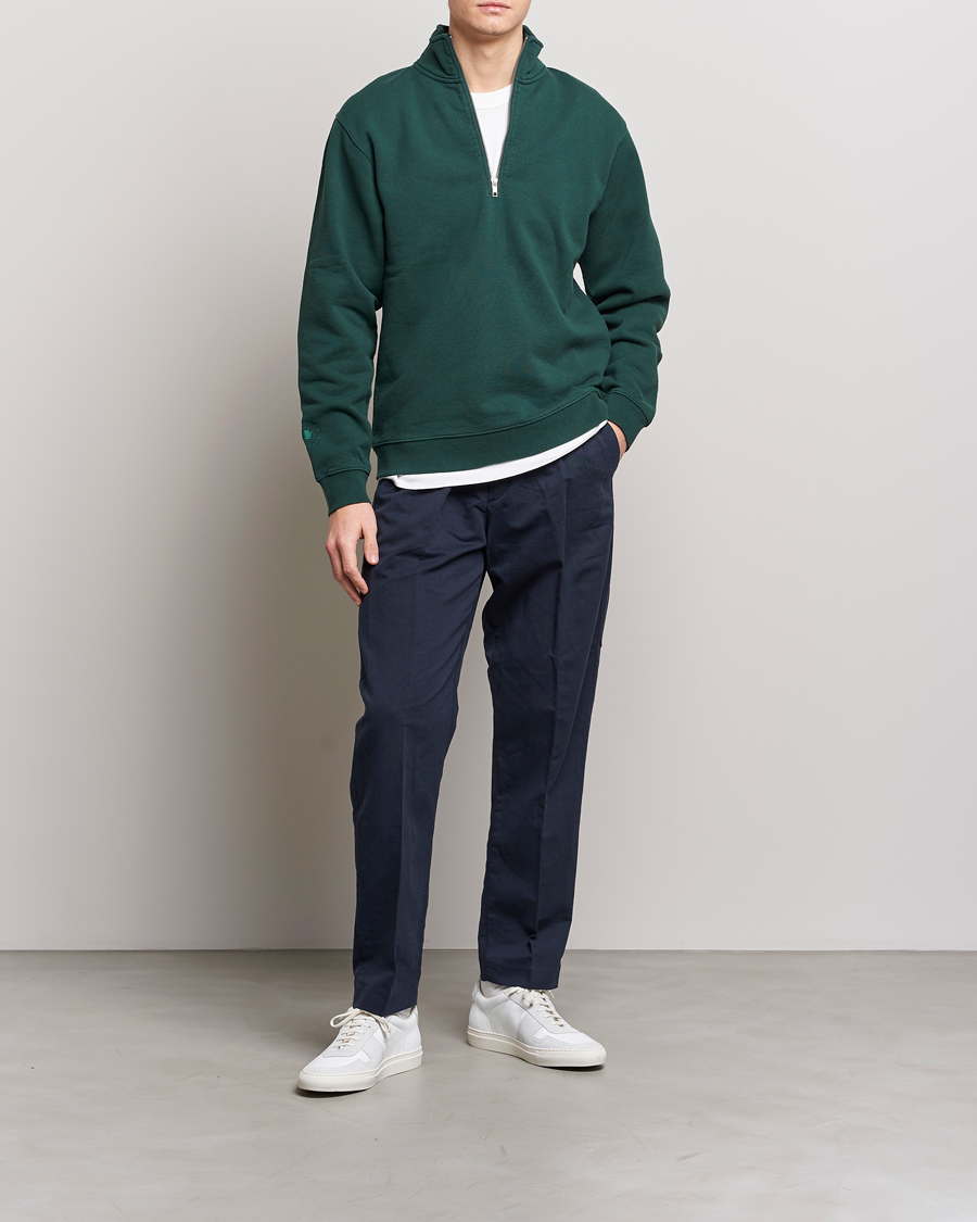 Mies | Housut | NN07 | Fritz Pleated Trousers Navy Blue