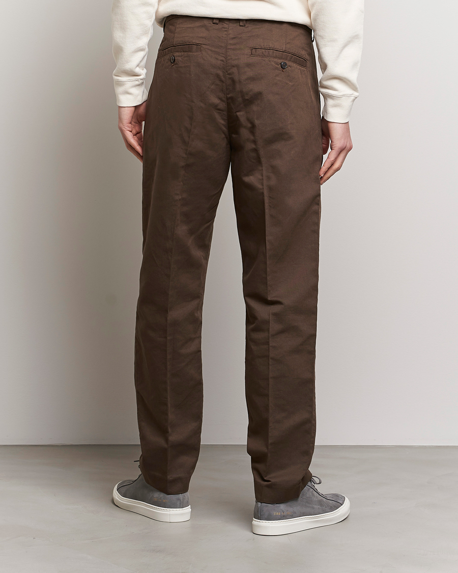 Mies | Housut | NN07 | Fritz Pleated Trousers Brown