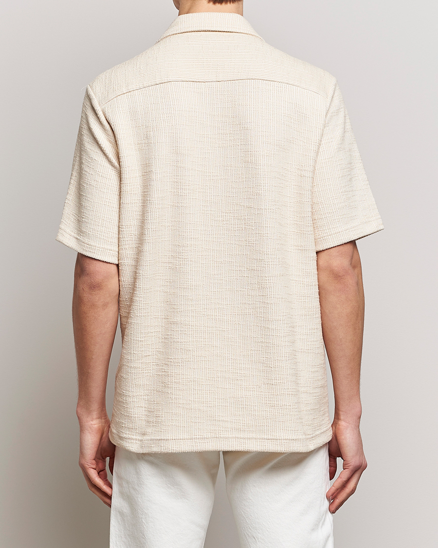 Mies | Kauluspaidat | NN07 | Julio Knitted Structured Shirt Ecru