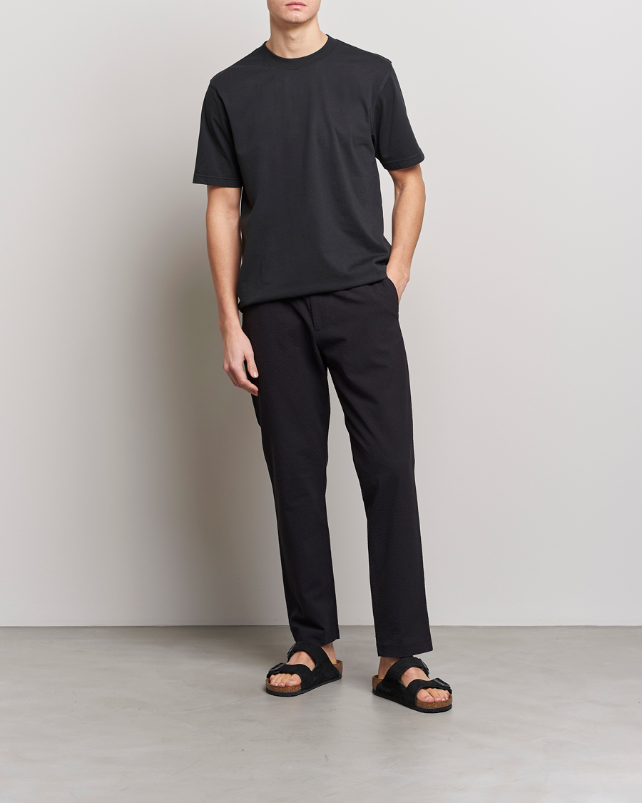 Mies | Housut | NN07 | Theodore Seersucker Pants Black