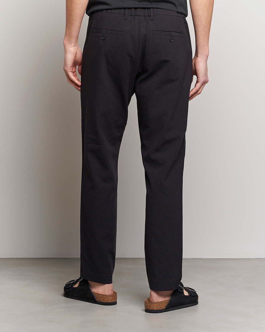 Mies | Housut | NN07 | Theodore Seersucker Pants Black