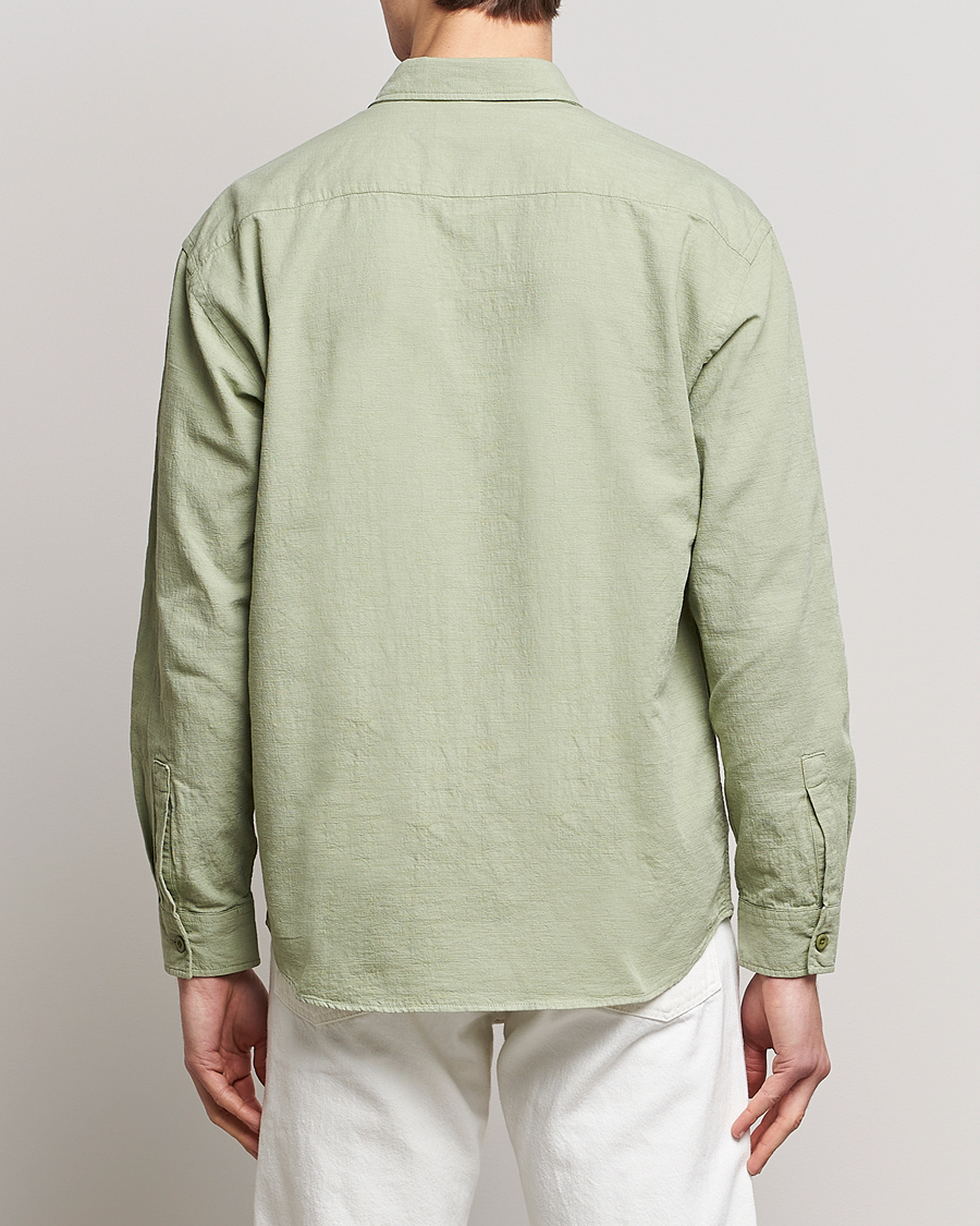 Mies | Kauluspaidat | NN07 | Deon Jacquard Shirt Pale Green