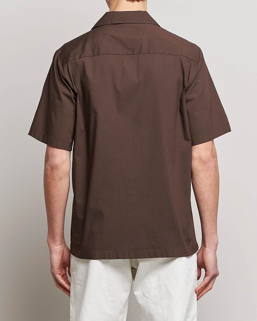Mies | Kauluspaidat | NN07 | Daniel Pocket Resort Collar Shirt Brown