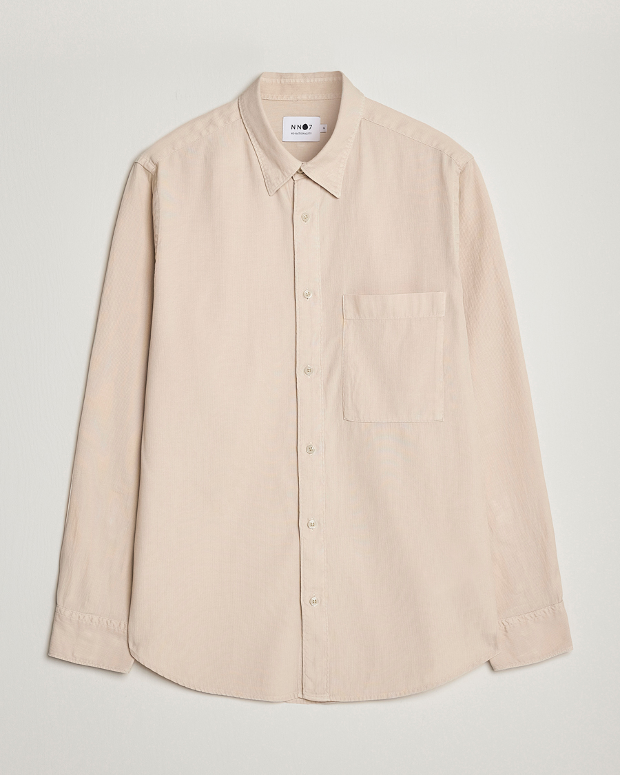 Mies | Kauluspaidat | NN07 | Cohen Summer Cord Shirt Cream