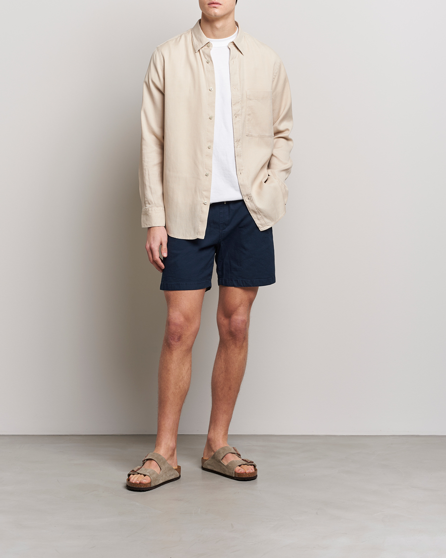 Mies | Kauluspaidat | NN07 | Cohen Summer Cord Shirt Cream
