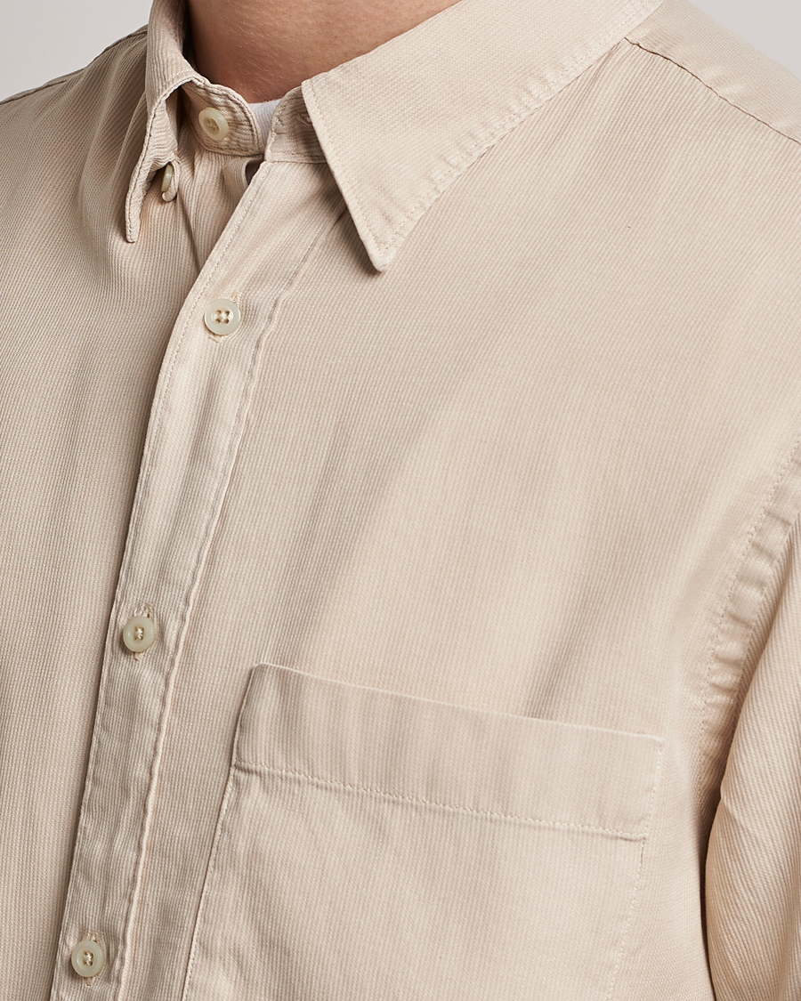 Mies | Kauluspaidat | NN07 | Cohen Summer Cord Shirt Cream