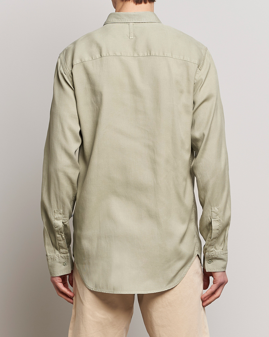 Mies | Kauluspaidat | NN07 | Cohen Summer Cord Shirt Pale Green