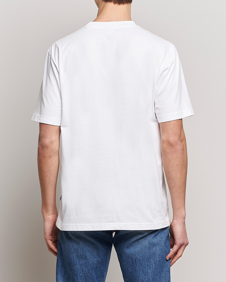 Mies | T-paidat | NN07 | Adam Printed Crew Neck T-Shirt White