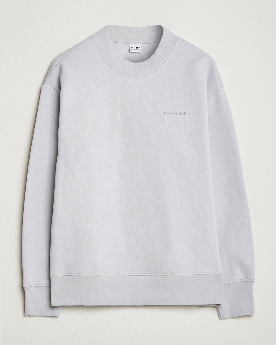 Mies | Puserot | NN07 | Briggs Mock Neck Sweater Harbour Mist