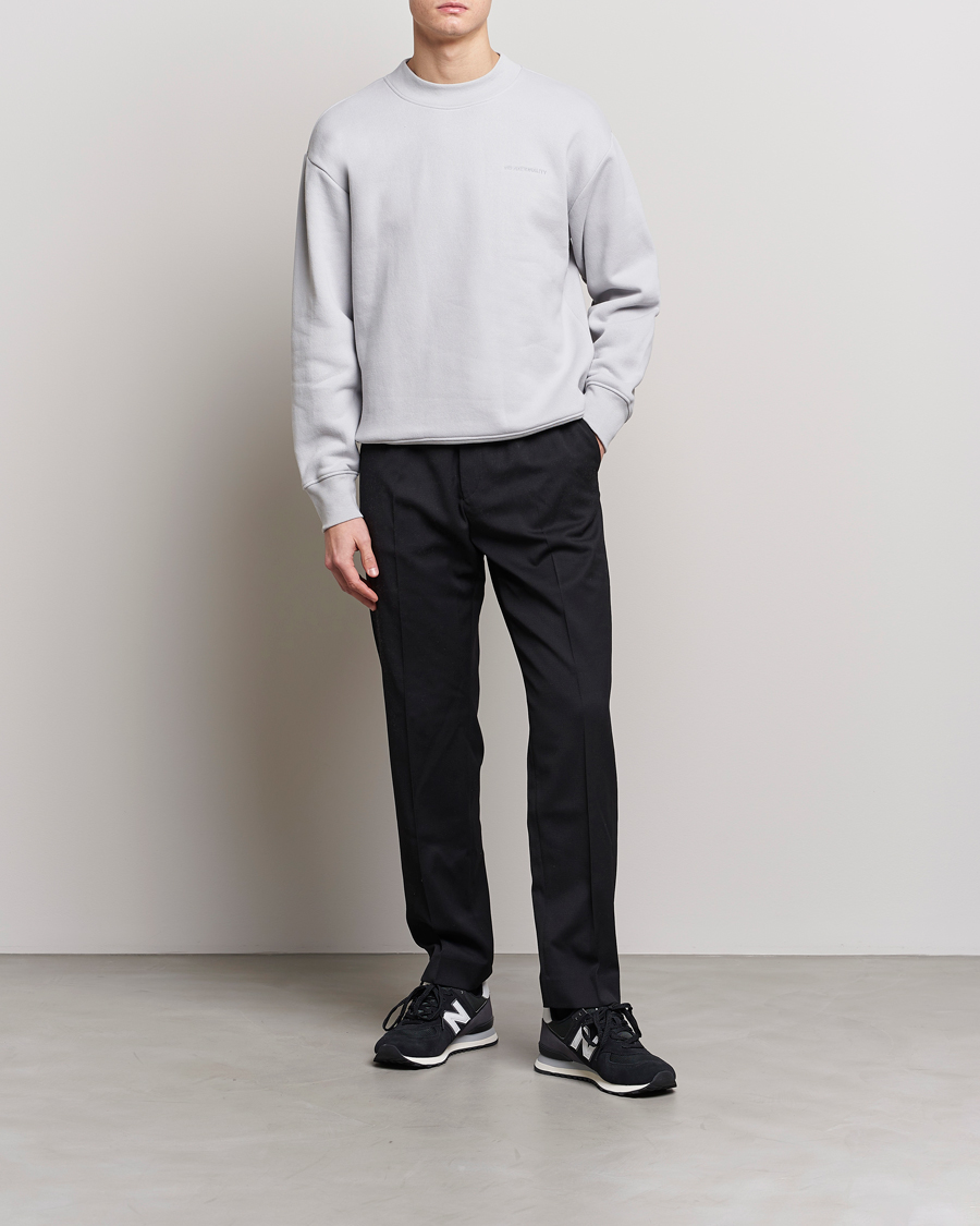 Mies | Puserot | NN07 | Briggs Mock Neck Sweater Harbour Mist