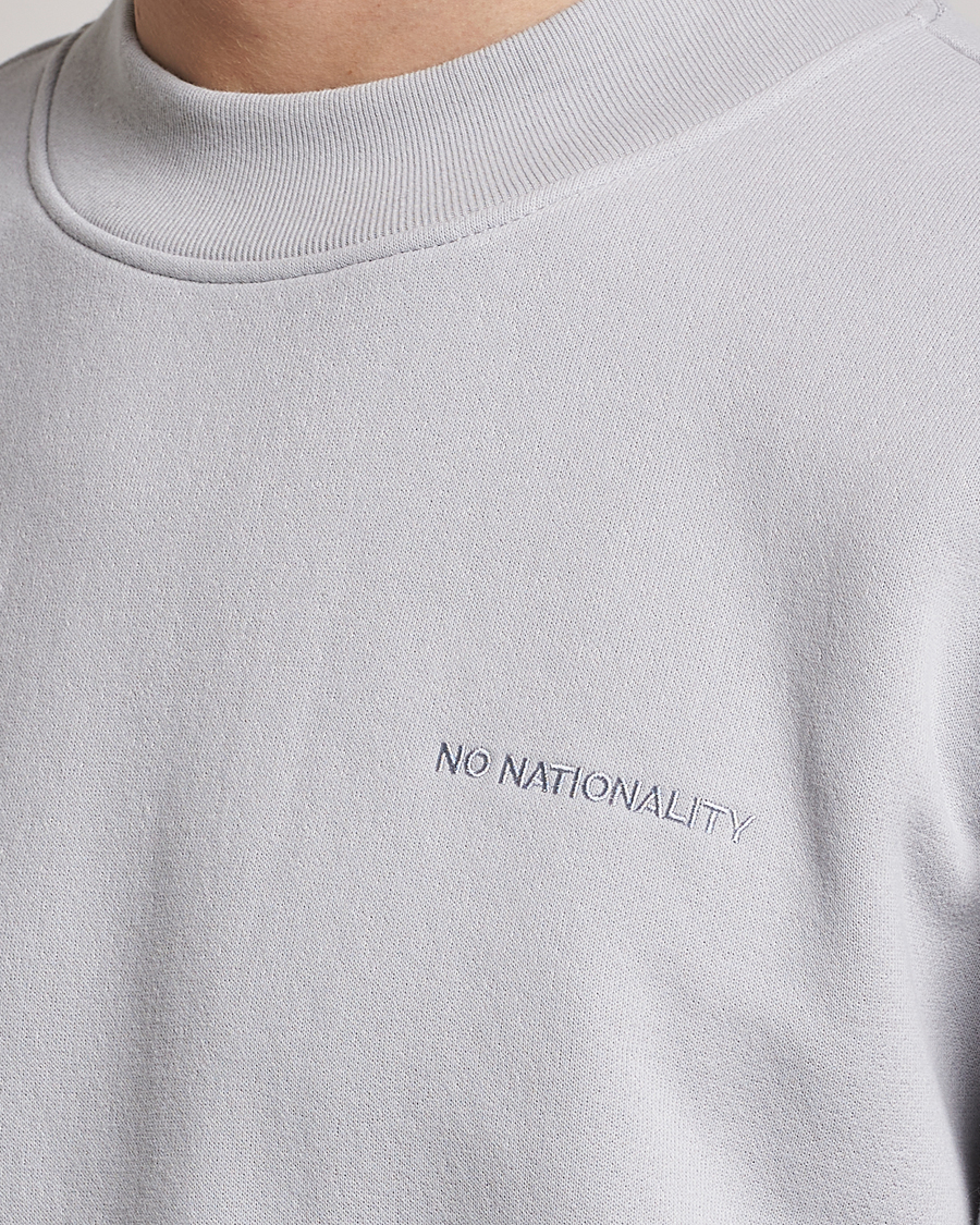 Mies | Puserot | NN07 | Briggs Mock Neck Sweater Harbour Mist