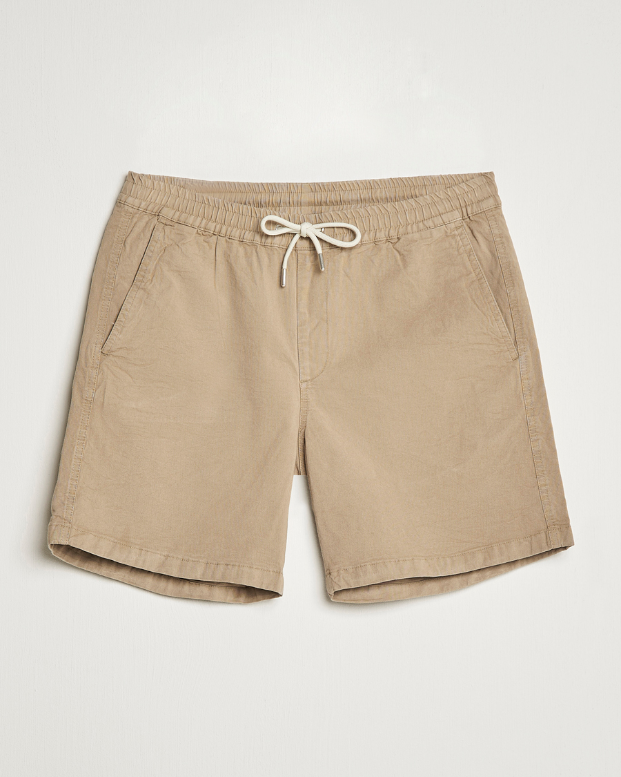 Mies | Shortsit | NN07 | Gregor Tencel Drawstring Shorts Greige