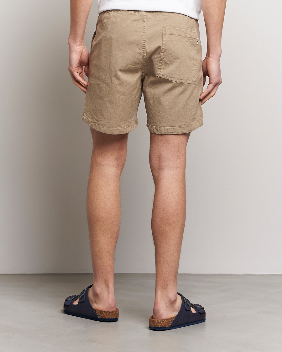 Mies | Shortsit | NN07 | Gregor Tencel Drawstring Shorts Greige