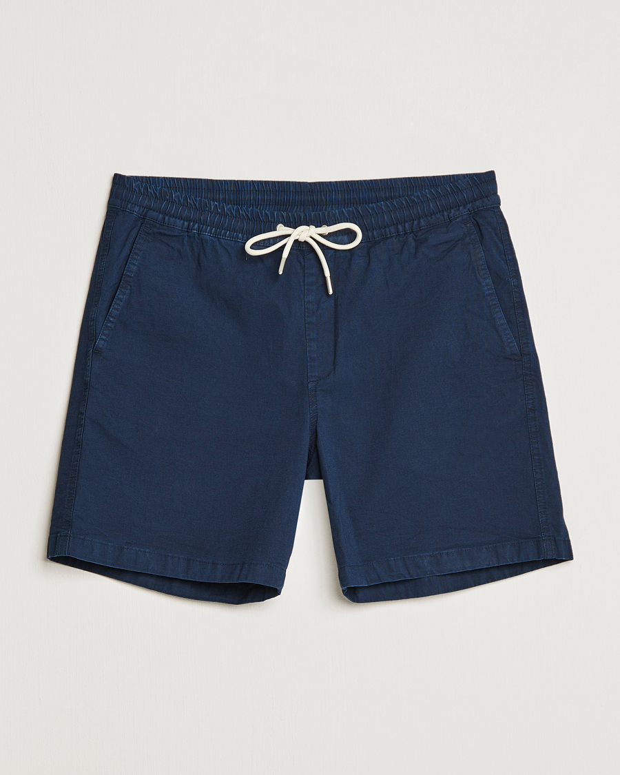 Mies | Shortsit | NN07 | Gregor Tencel Drawstring Shorts Navy Blue