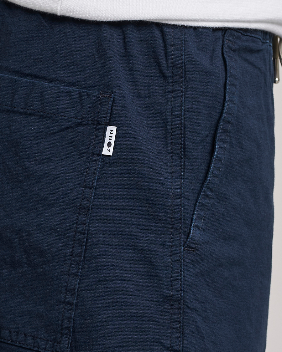 Mies | Shortsit | NN07 | Gregor Tencel Drawstring Shorts Navy Blue