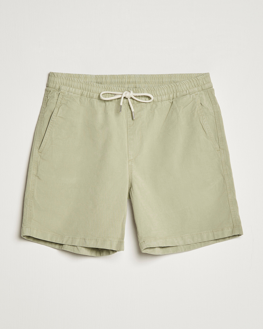 Mies | Shortsit | NN07 | Gregor Tencel Drawstring Shorts Pale Green