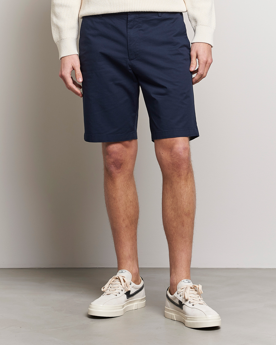 Mies | Shortsit | Dockers | Cotton Stretch Twill Chino Shorts Navy Blazer