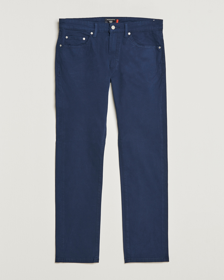 Mies |  | Dockers | 5-Pocket Cotton Stretch Trousers Navy Blazer