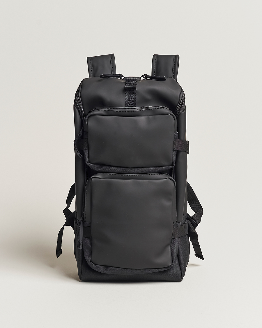 Mies | RAINS Trail Cargo Backpack Black | RAINS | Trail Cargo Backpack Black