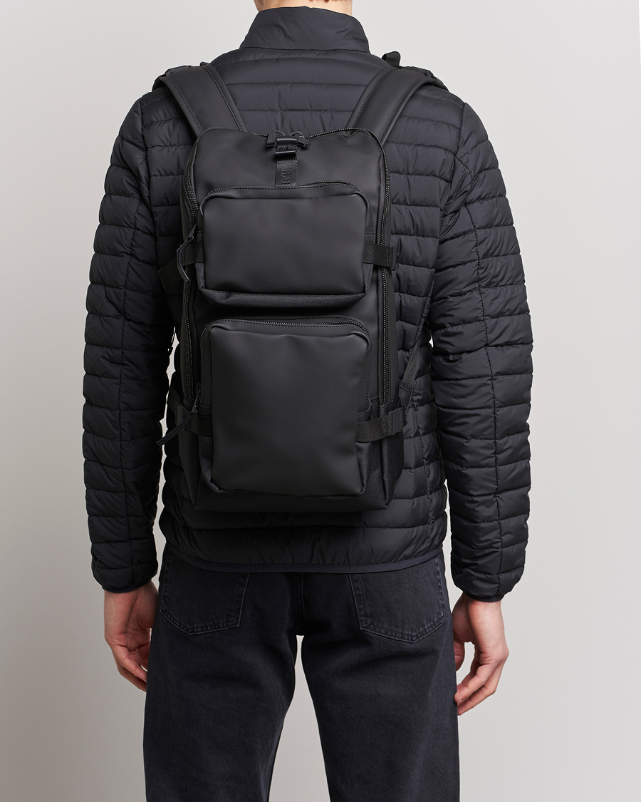 Mies |  | RAINS | Trail Cargo Backpack Black