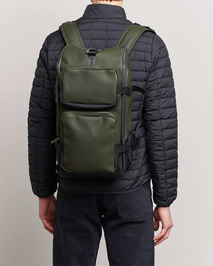 Mies |  | RAINS | Trail Cargo Backpack Green