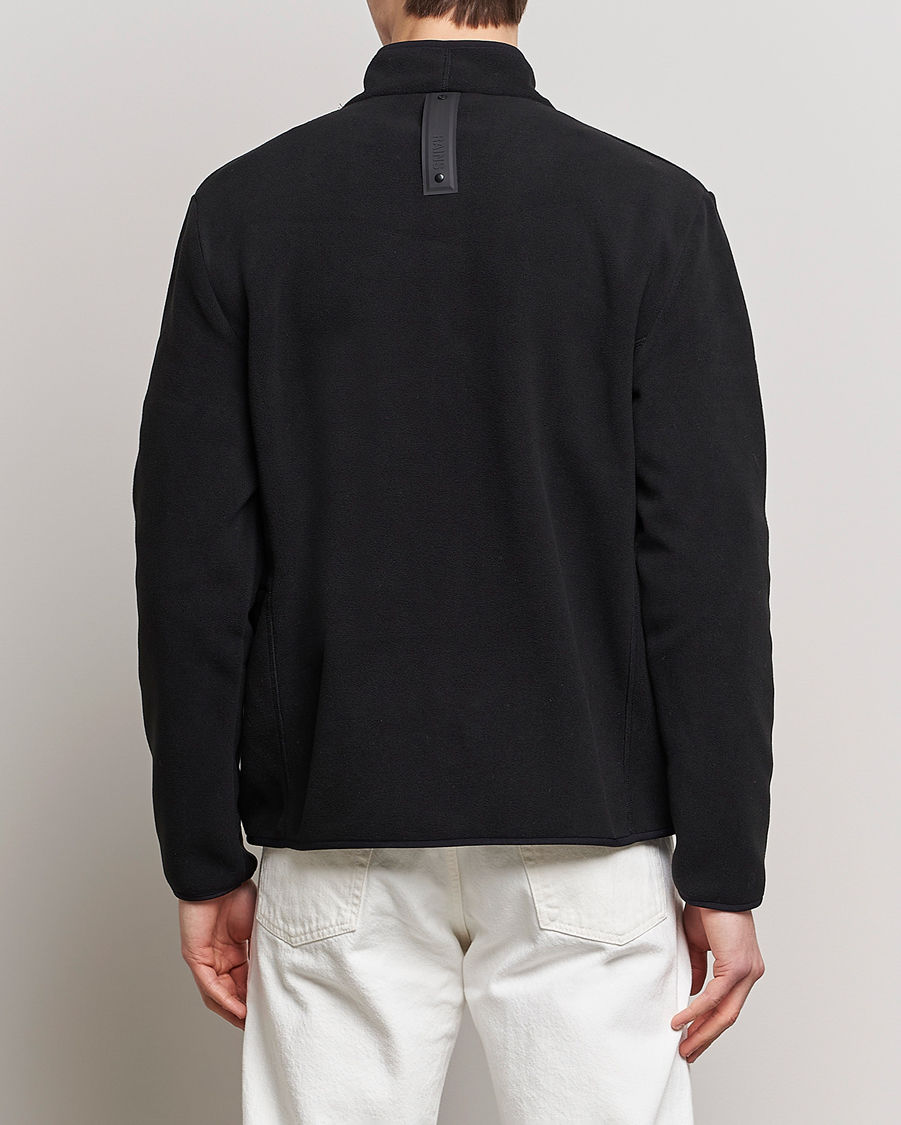 Mies | Puserot | RAINS | Fleece Half-Zip Pullover Black