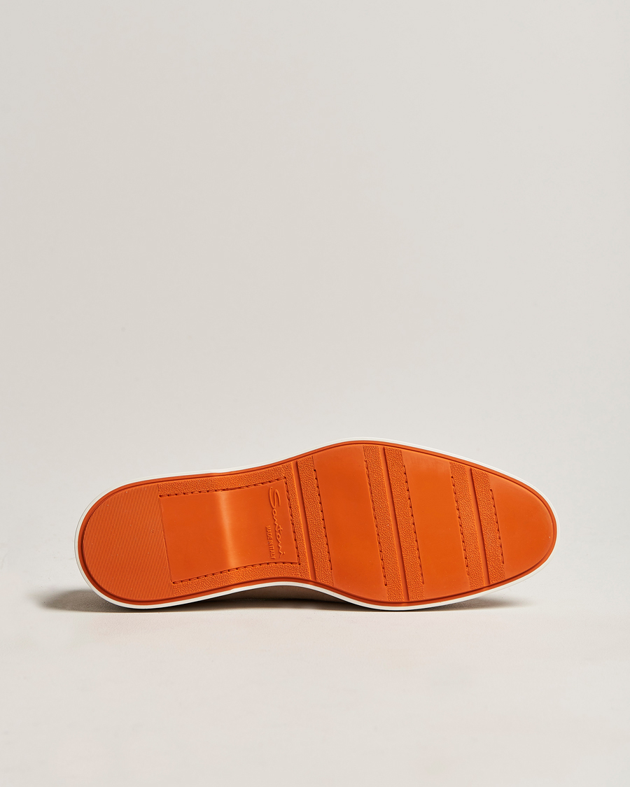 Mies | Santoni Summer Loafer Beige Suede | Santoni | Summer Loafer Beige Suede