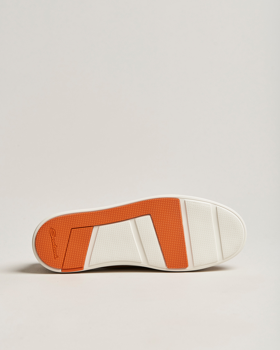 Mies | Santoni Plain Sneaker Dark Brown Suede | Santoni | Plain Sneaker Dark Brown Suede