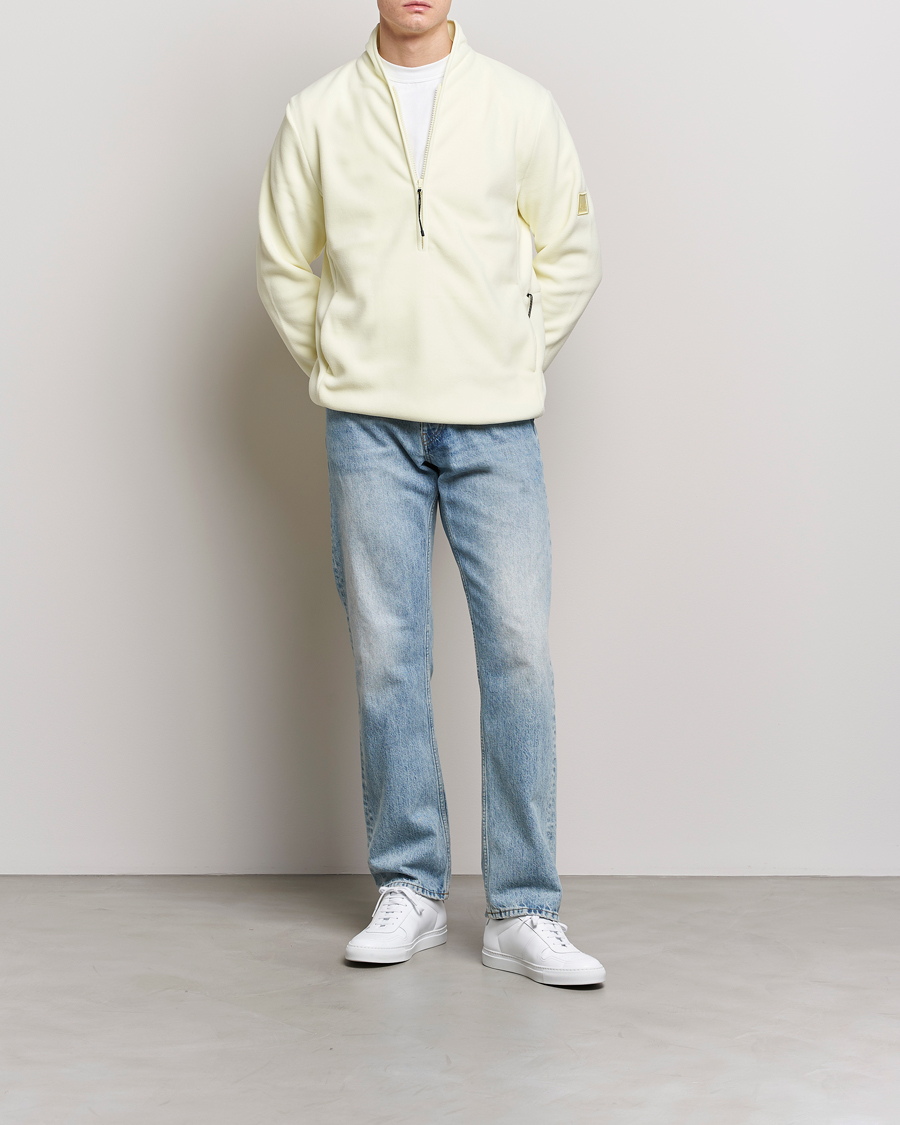 Mies | Puserot | RAINS | Fleece Half-Zip Pullover Straw