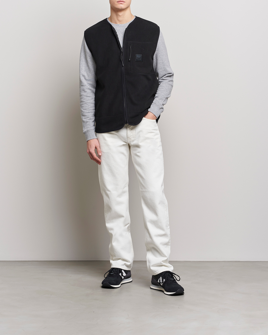 Mies | Puserot | RAINS | Fleece Vest Black