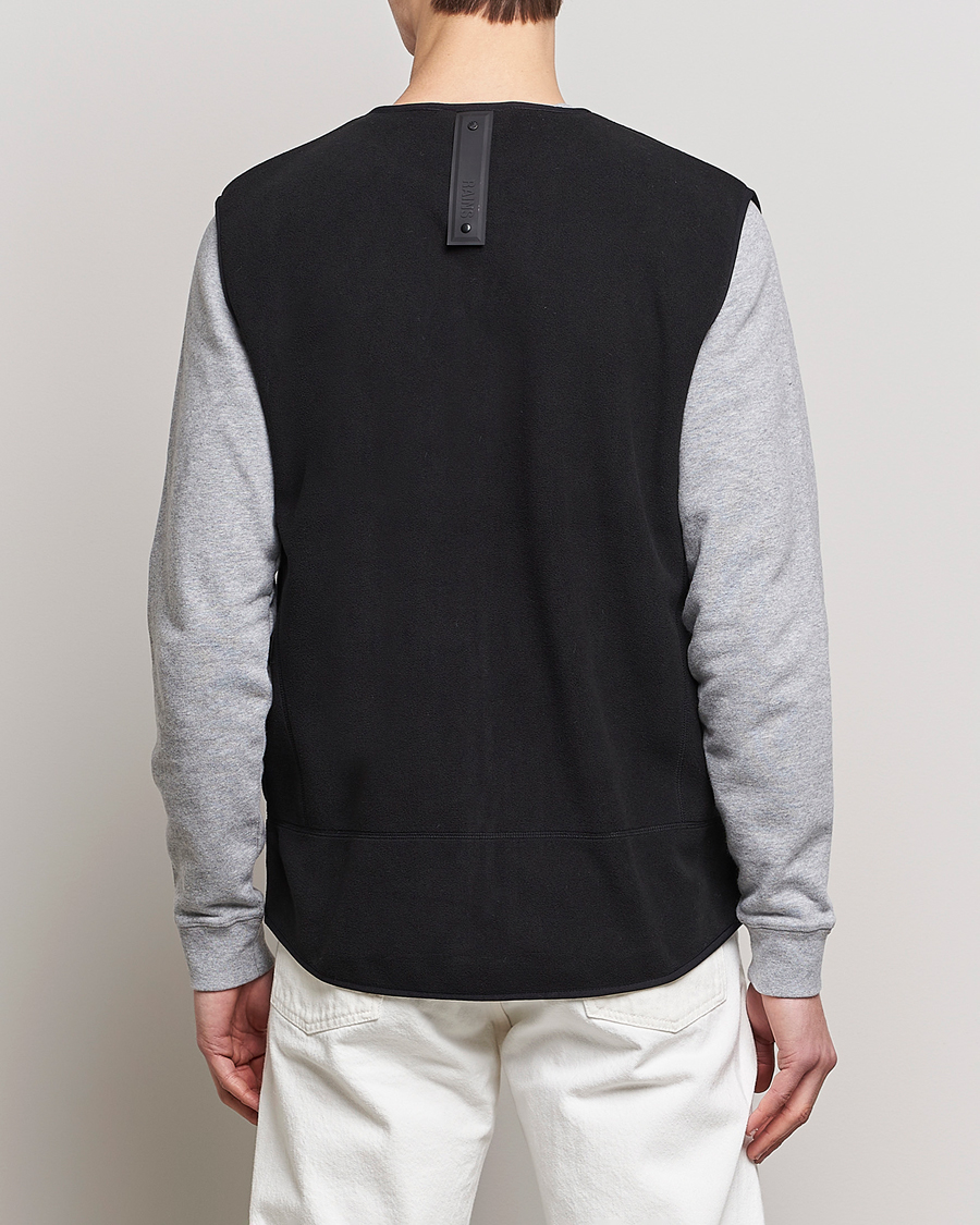 Mies | Puserot | RAINS | Fleece Vest Black