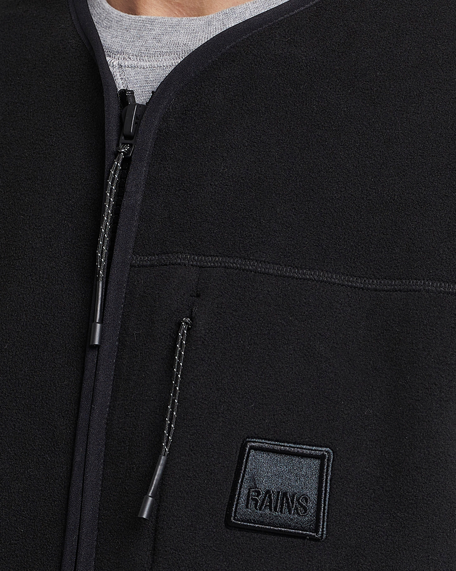 Mies | Puserot | RAINS | Fleece Vest Black