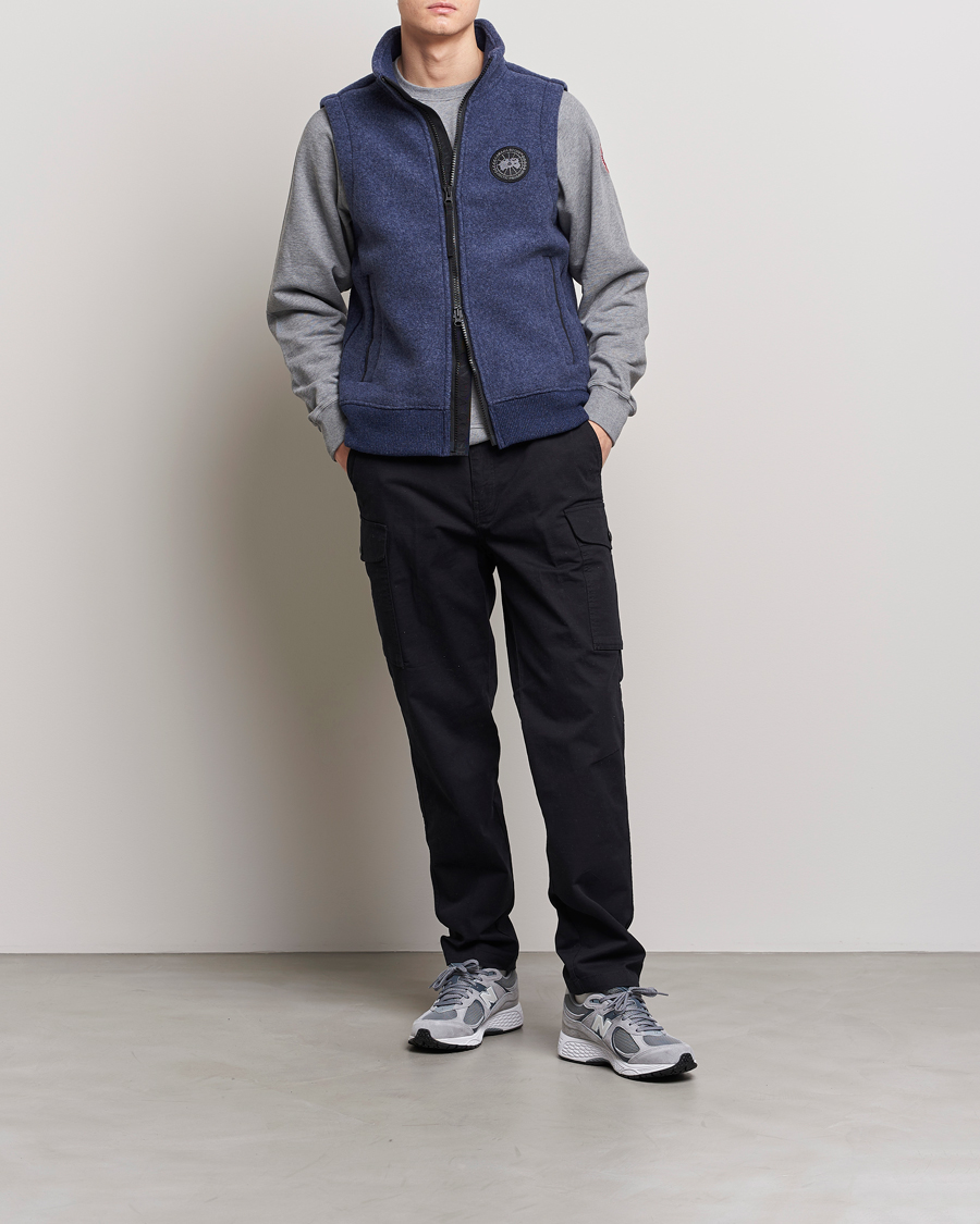 Mies | Ulkoliivit | Canada Goose | Mersey Fleece Vest Atlantic Navy