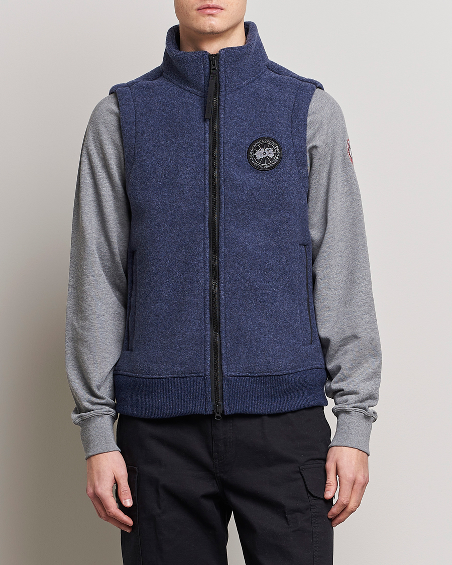 Mies | Ulkoliivit | Canada Goose | Mersey Fleece Vest Atlantic Navy