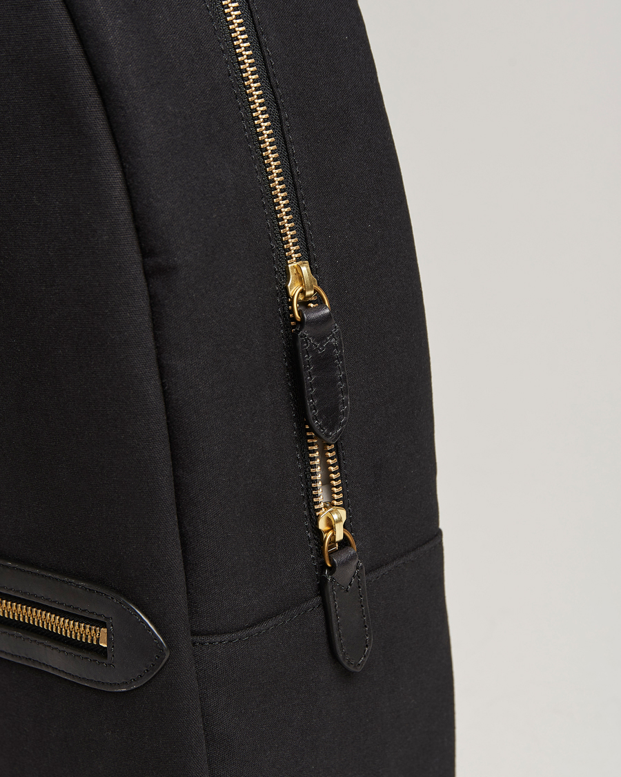 Mies | Polo Ralph Lauren Canvas/Leather Backpack Black | Polo Ralph Lauren | Canvas/Leather Backpack Black