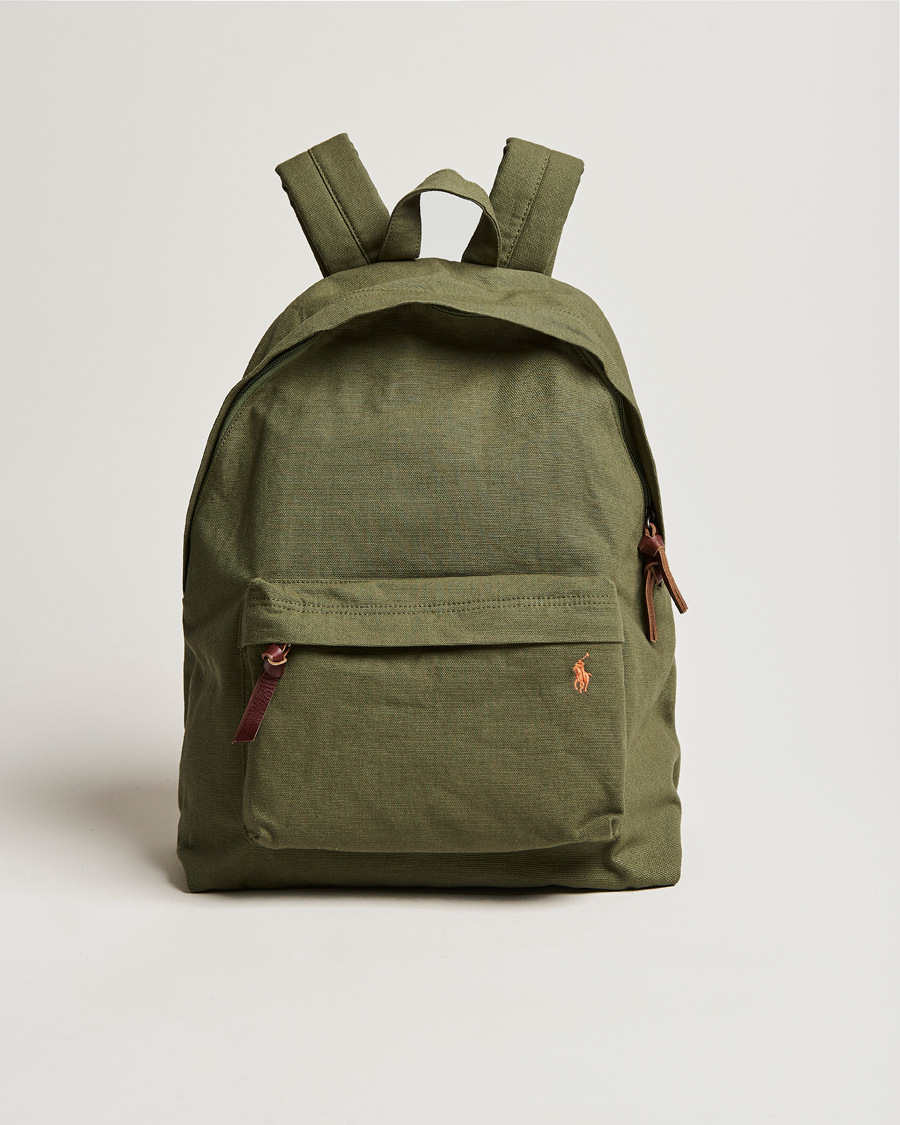 Mies | Polo Ralph Lauren Canvas Backpack Dark Sage | Polo Ralph Lauren | Canvas Backpack Dark Sage