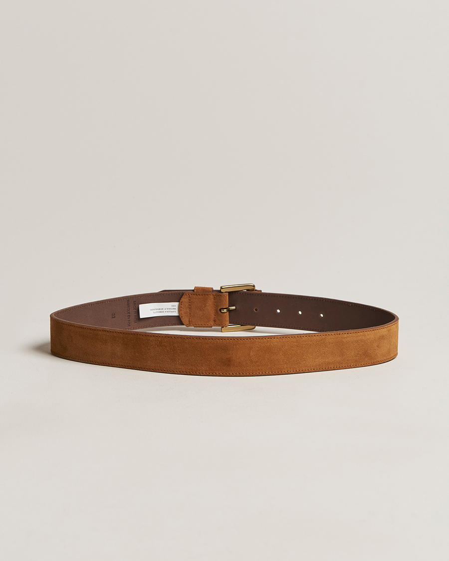 Mies | Polo Ralph Lauren Suede Belt Tan | Polo Ralph Lauren | Suede Belt Tan