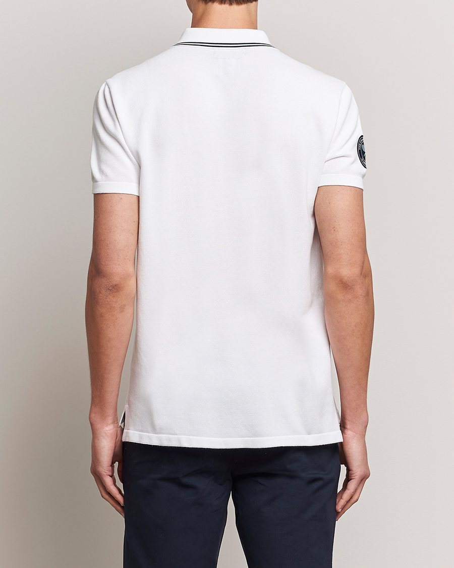 Mies | Pikeet | Polo Ralph Lauren | Custom Slim Fit Wimbledon Polo Ceramic White