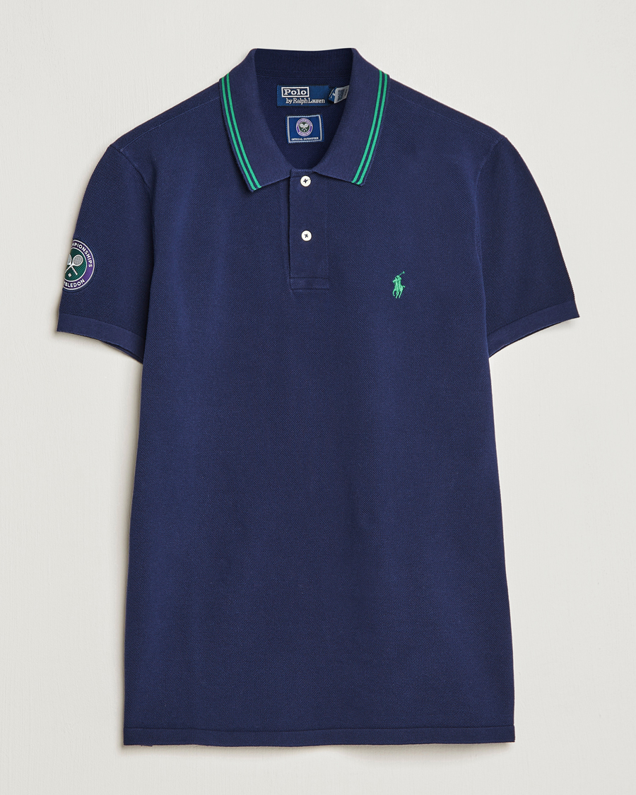 Mies | Pikeet | Polo Ralph Lauren | Custom Slim Fit Wimbledon Polo Refined Navy