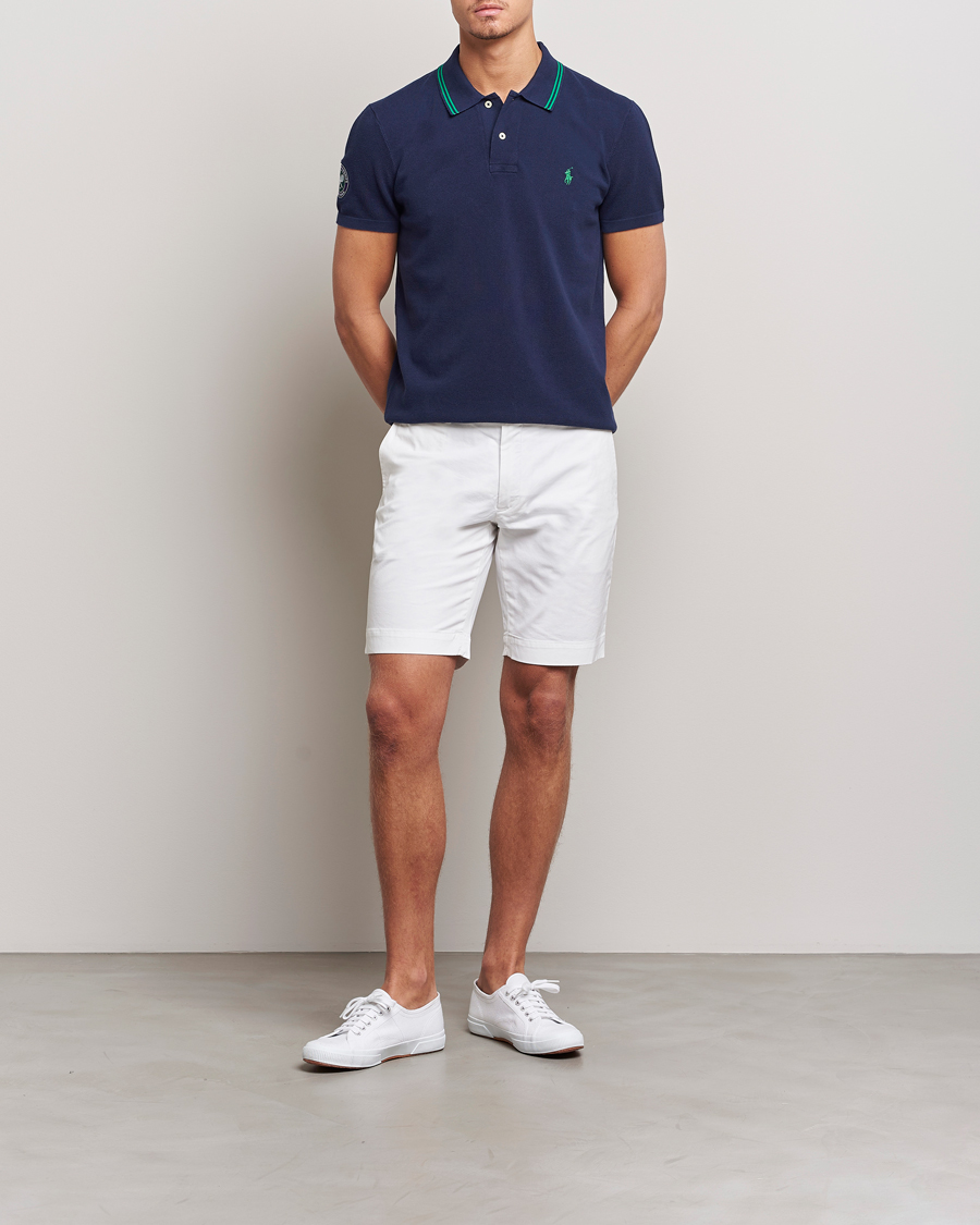 Mies | Pikeet | Polo Ralph Lauren | Custom Slim Fit Wimbledon Polo Refined Navy
