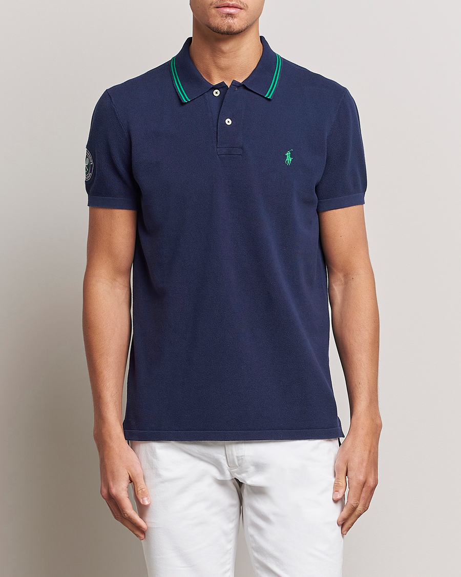 Mies | Pikeet | Polo Ralph Lauren | Custom Slim Fit Wimbledon Polo Refined Navy