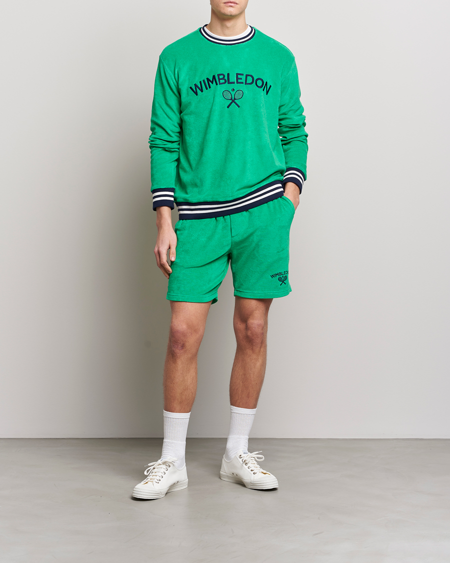 Mies | Puserot | Polo Ralph Lauren | Wimbledon Terry Sweatshirt Stem Green