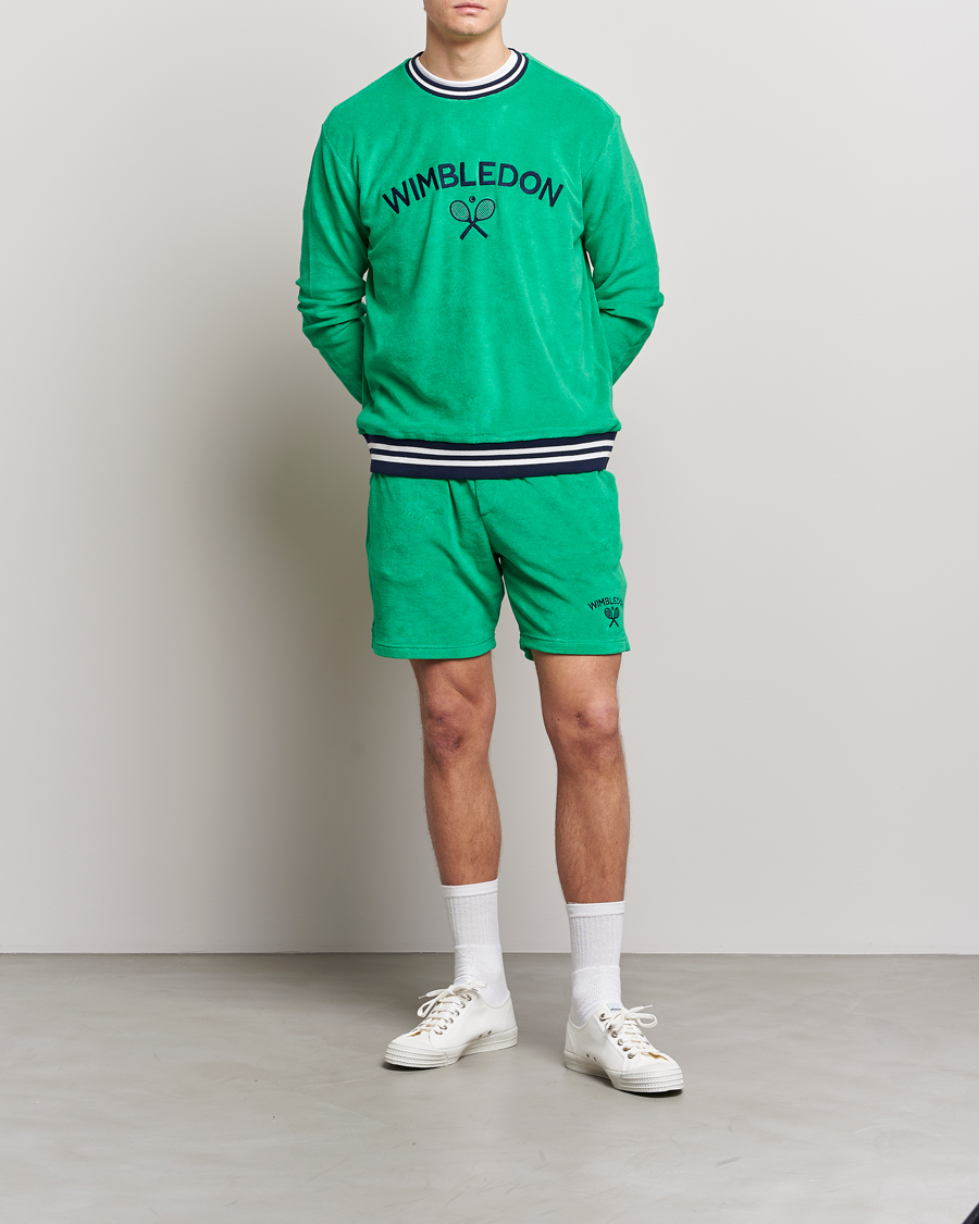 Mies | Shortsit | Polo Ralph Lauren | Wimbledon Terry Sweatshorts Stem Green