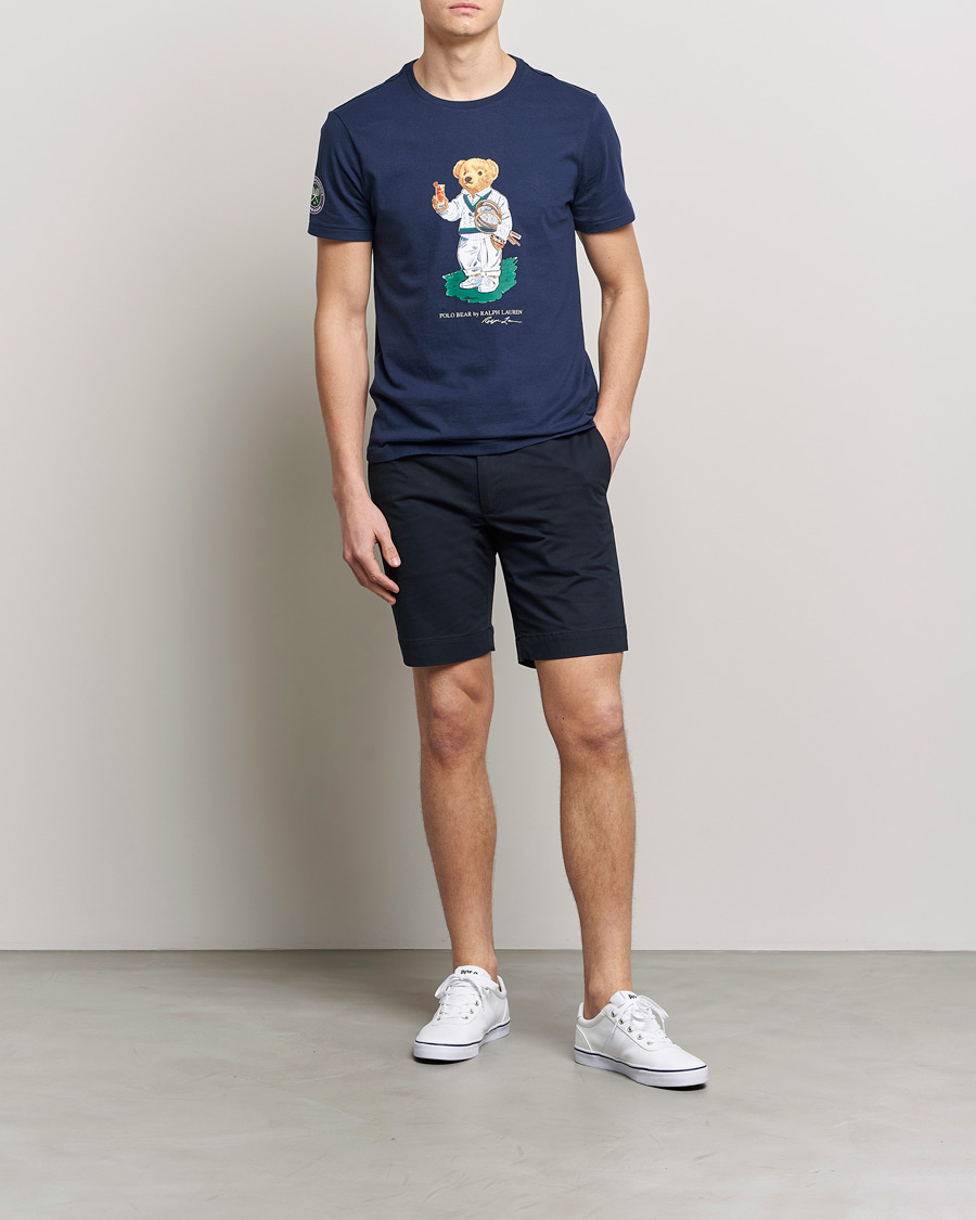 Mies | T-paidat | Polo Ralph Lauren | Printed Wimbledon Bear Crew Neck T-Shirt Na