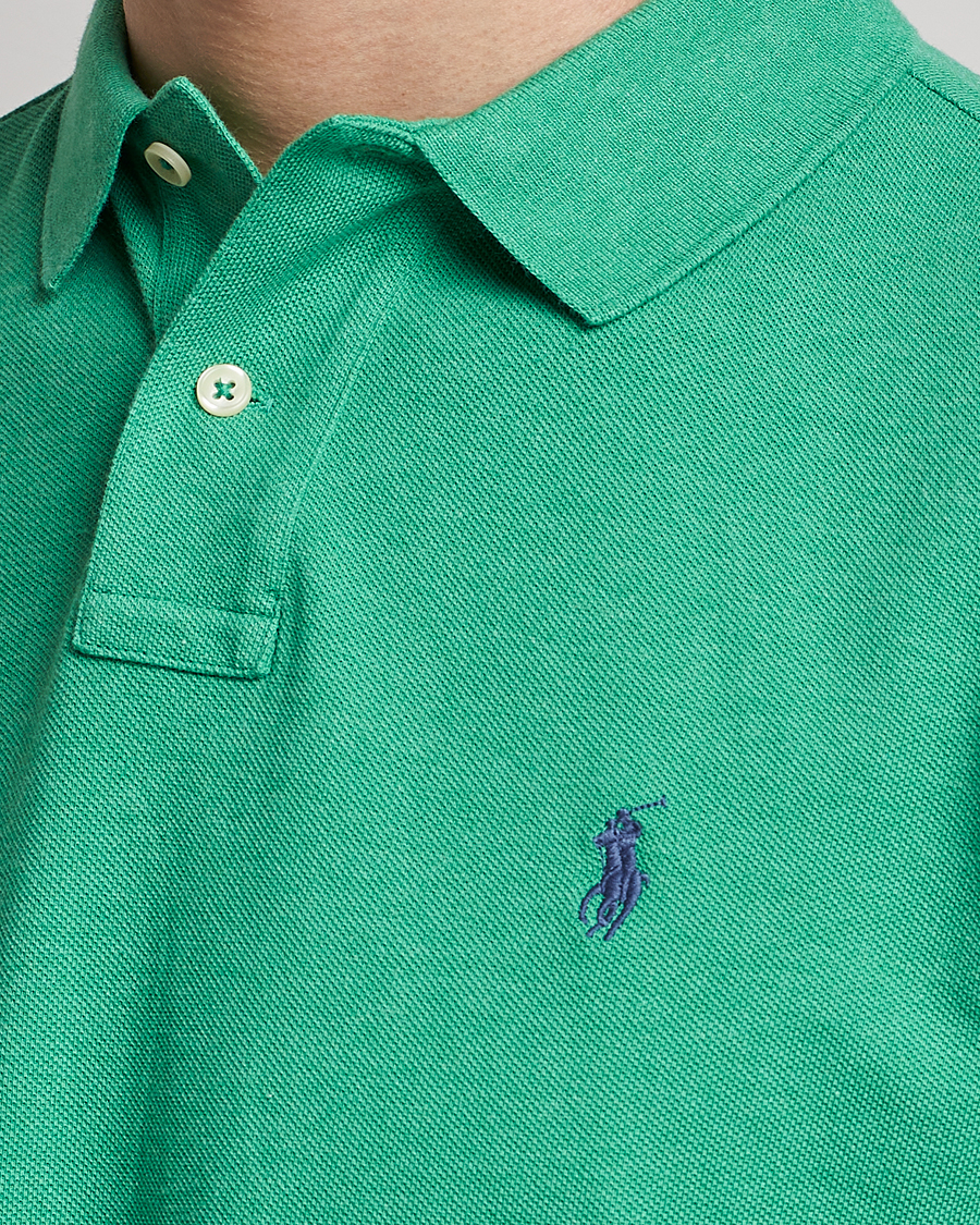 Mies | Pikeet | Polo Ralph Lauren | Custom Slim Fit Polo Palm Green Heather