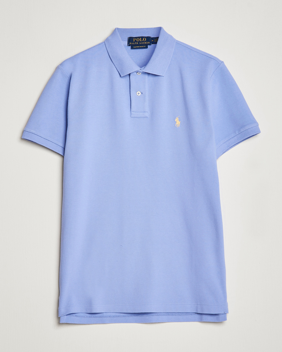 Mies | Pikeet | Polo Ralph Lauren | Custom Slim Fit Polo Lafayette Blue